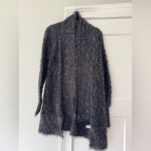 Cozy Navy Fuzzy Women's Sweater